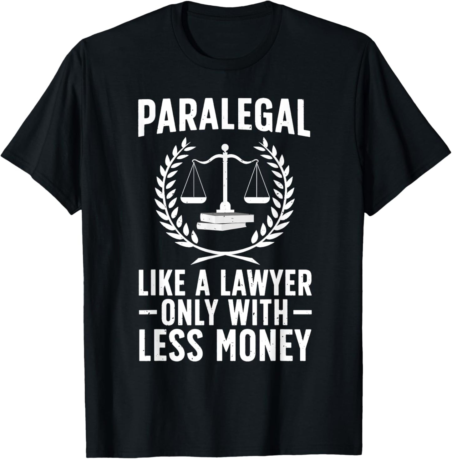 Paralegal Art Women Lawyer Legal Assistant Paralegal T-Shirt - T-Shirt | Black