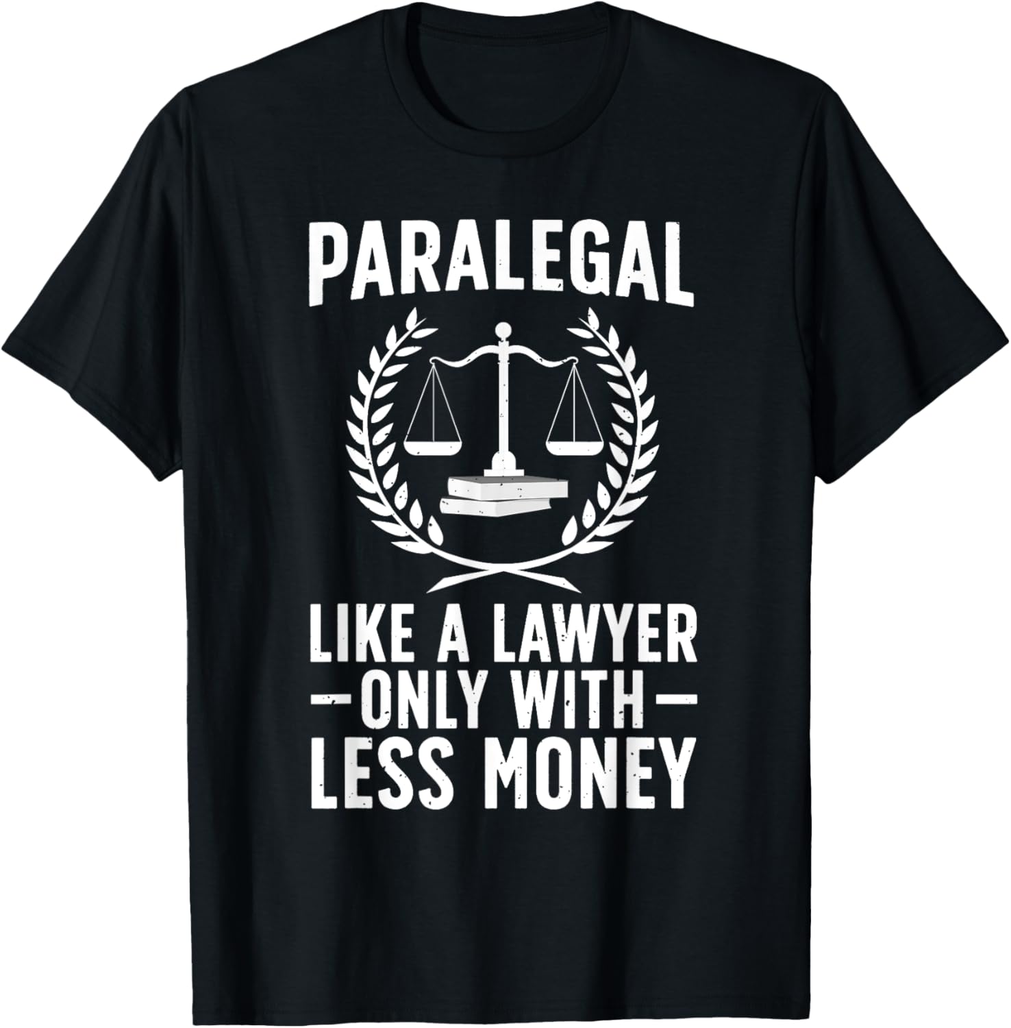 Paralegal Art Women Lawyer Legal Assistant Paralegal T-Shirt - T-Shirt | Black