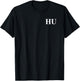 Howard Bison Front/Back Founders Library Navy T-Shirt - T-Shirt | Black