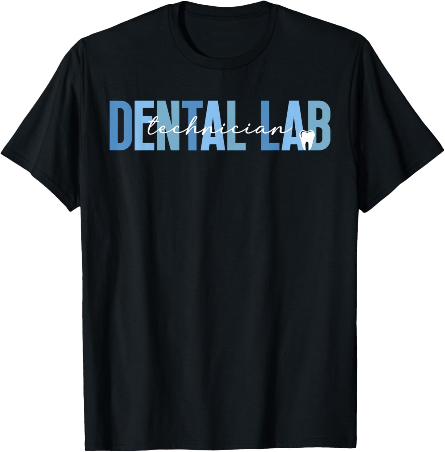 Dental Lab Technician Boho Dental Laboratory Tech T-Shirt - T-Shirt | Black
