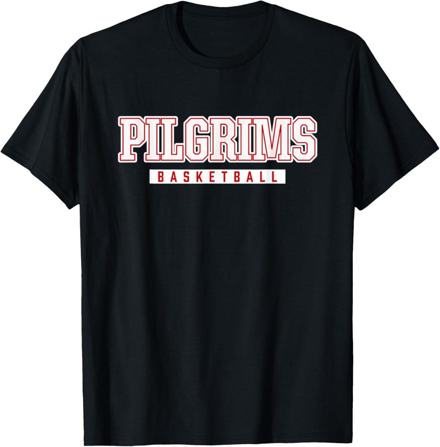 Pilgrims Basketball Plymouth High School T-Shirt - T-Shirt | Black