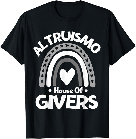 Altruismo House of Givers, Vintage Rainbow Spirit T-Shirt - T-Shirt | Black