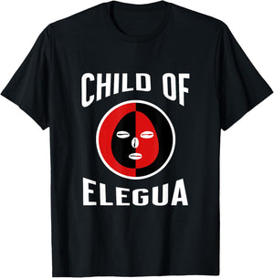 Elegua yoruba religion nigeria child men women T-Shirt - T-Shirt | Black