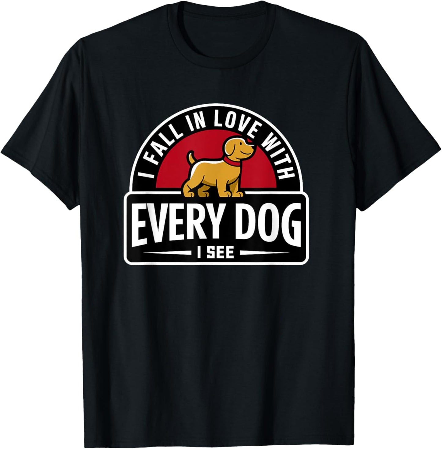 Funny Dog T-Shirt - T-Shirt | Black