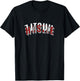 Maroon Red Burgundy Hustle Every Which Way Red Burgundy T-Shirt - T-Shirt | Black