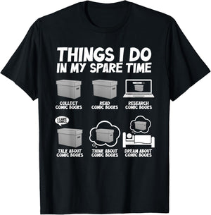 Best Comic Book Design Women Comic Book Collectors T-Shirt - T-Shirt | Black
