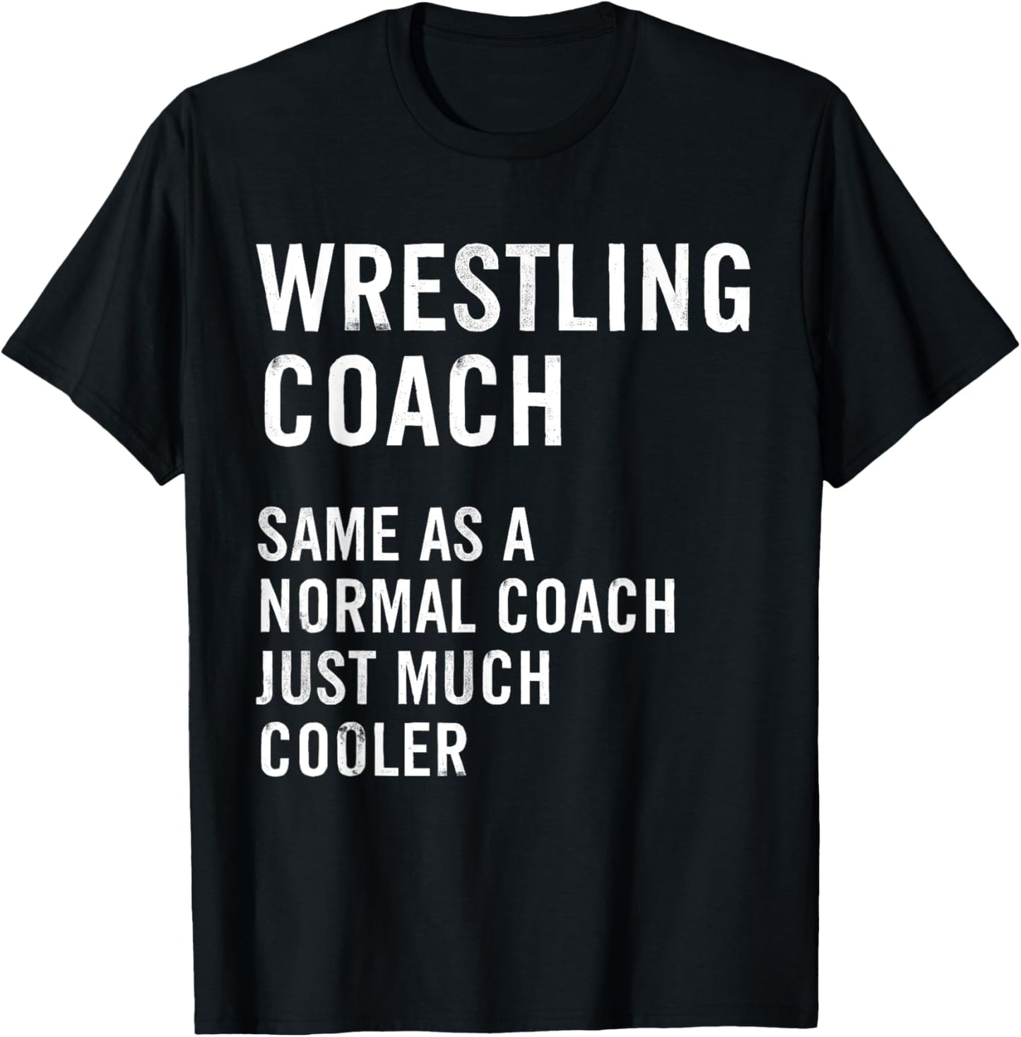 Wrestling Coach Definition Funny T-Shirt - T-Shirt | Black