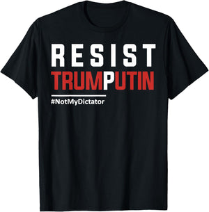 Resist Trump Putin T-Shirt - T-Shirt | Black
