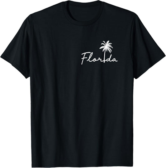 Florida State Palm Design Cool FL Floridian Men T-Shirt - T-Shirt | Black