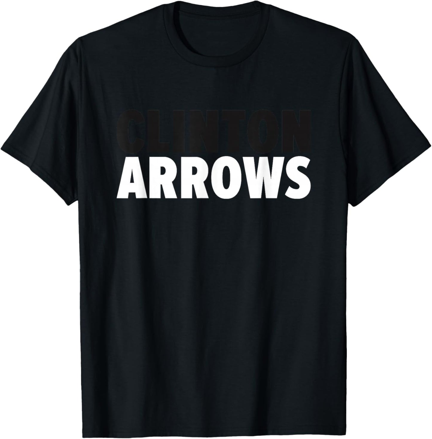Clinton Arrows Bold T-Shirt - T-Shirt | Black