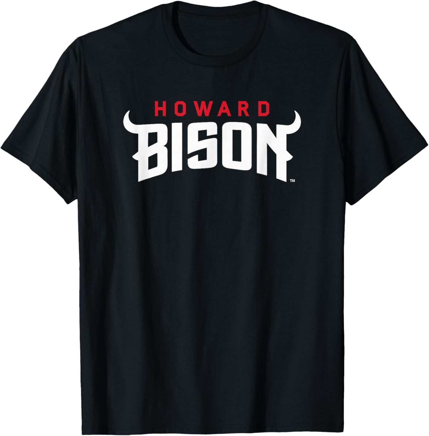 Howard Bison Classic Logo Officially Licensed T-Shirt - T-Shirt | Black