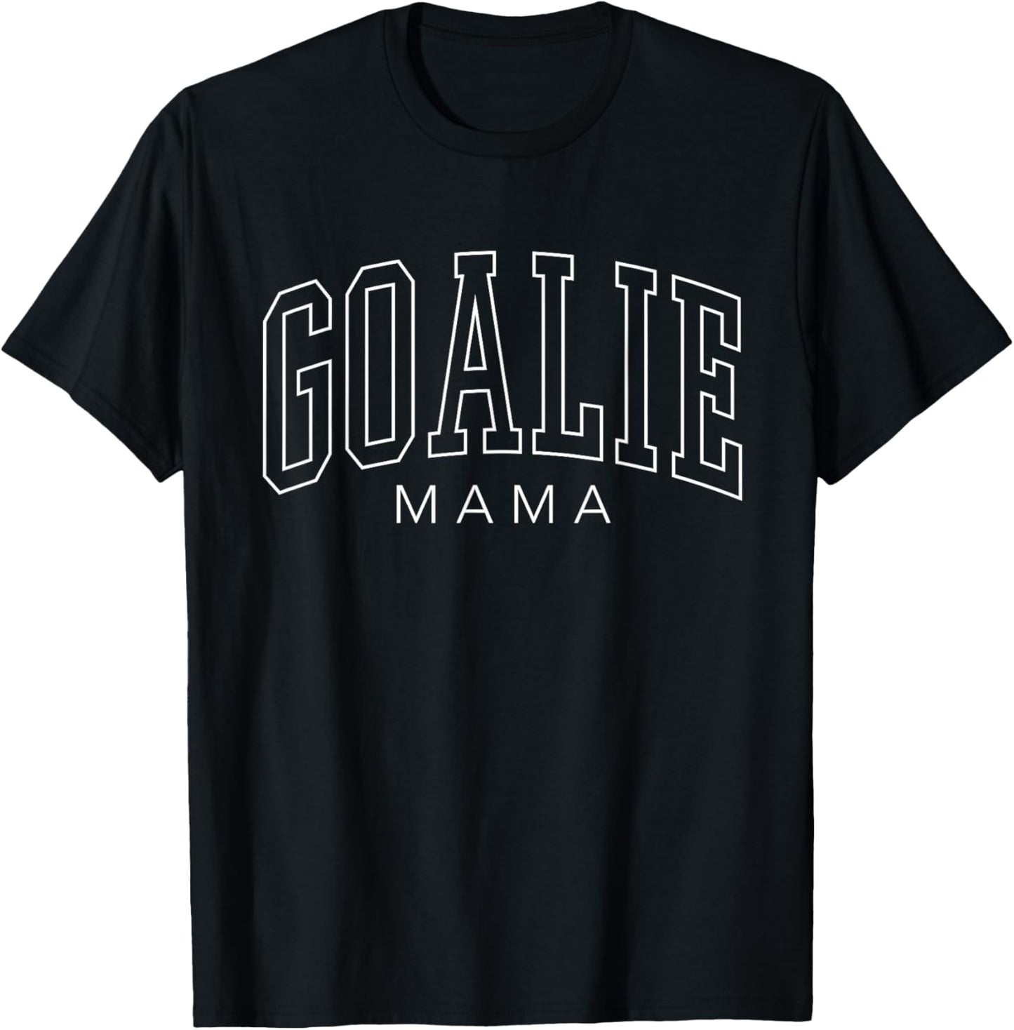 Goalie Mama Cute Soccer Goalie Family Mom T-Shirt - T-Shirt | Black