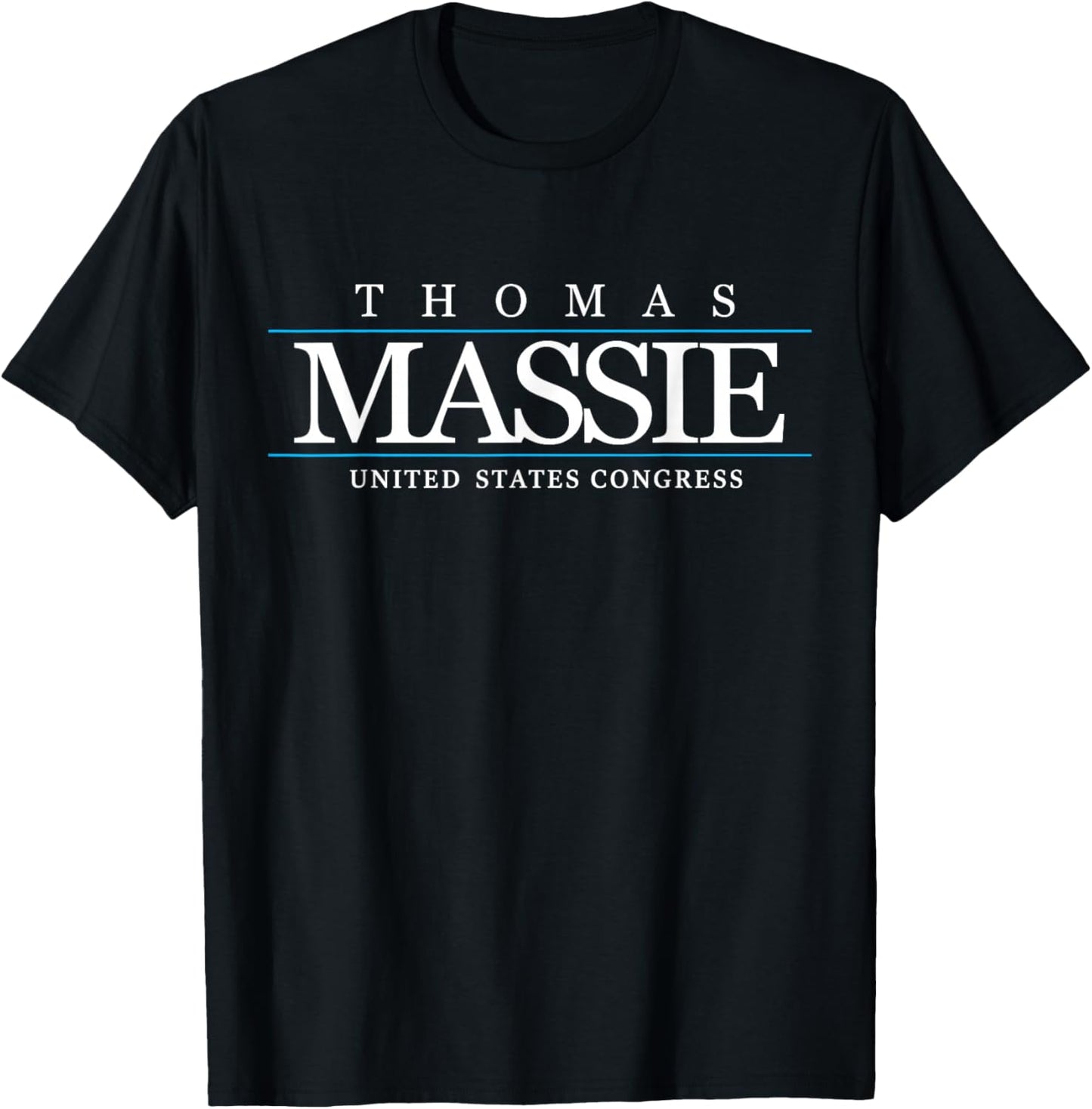 Thomas Massie United States Congress T-Shirt - T-Shirt | Black