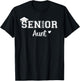 Senior 2026 Aunt Class Of 2026 Aunt Auntie Graduate T-Shirt - T-Shirt | Black
