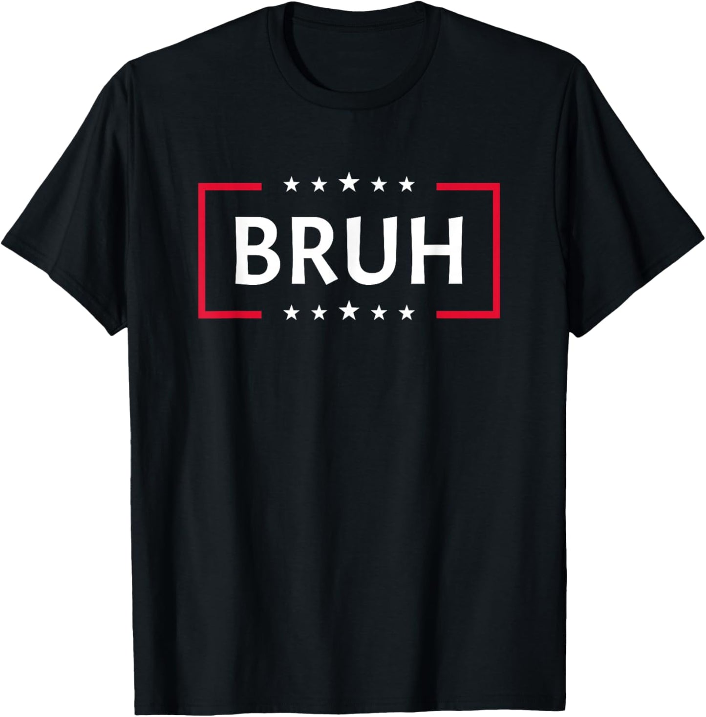 Bruh Cool Bro Mom Slang Teens Trendy Funny Saying Men Bruh T-Shirt - T-Shirt | Black