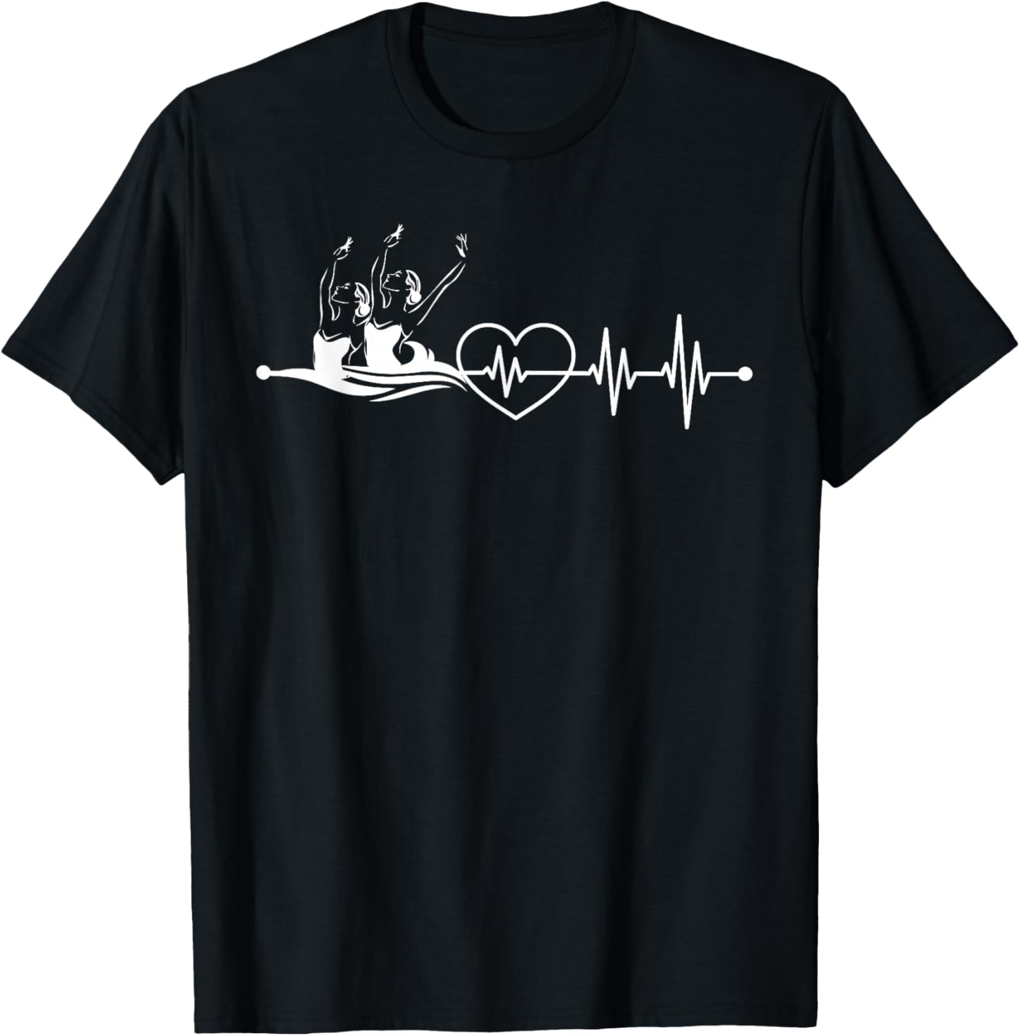 Synchronized Swimming Artistic Exhibition Swimmer T-Shirt - T-Shirt | Black