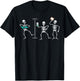 Halloween Ortho Nurse Skeletons Costume Scrub Top Men Women T-Shirt - T-Shirt | Black