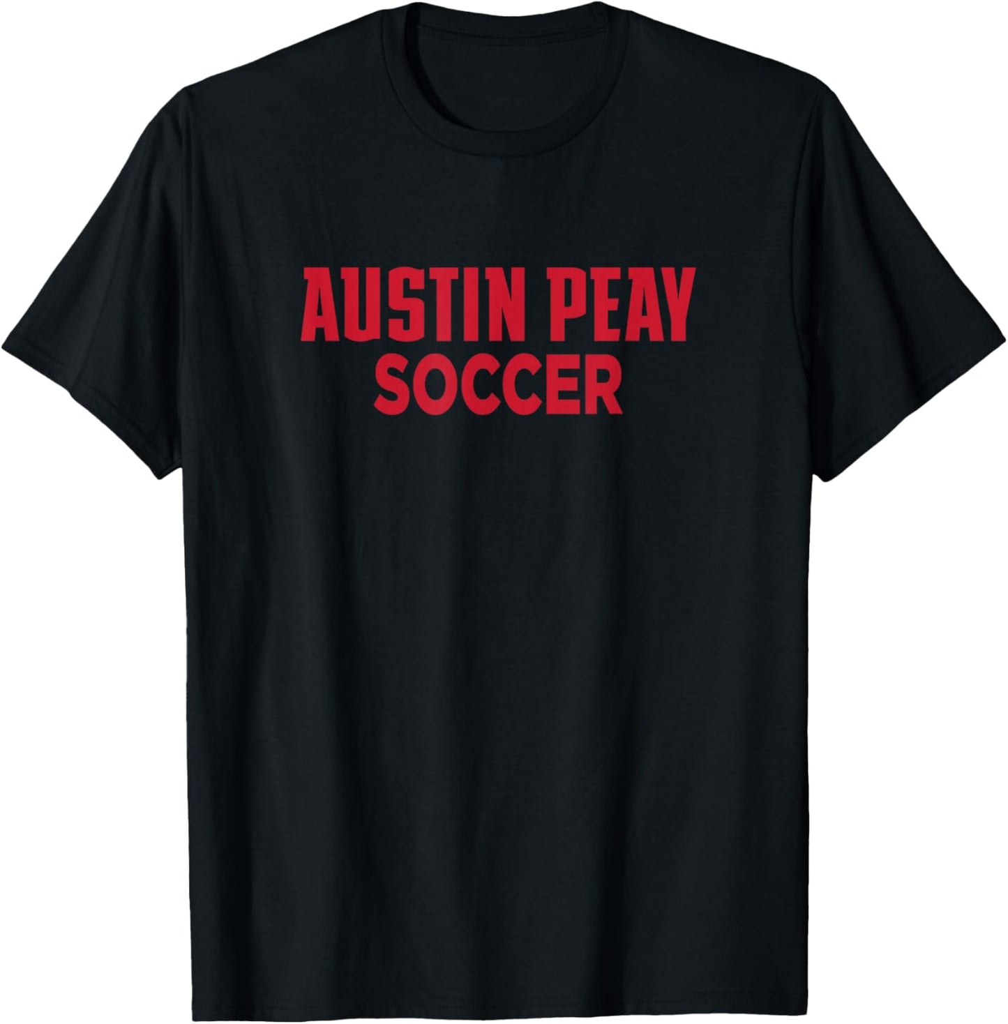 Austin Peay State University Soccer Governors Apparel Fans T-Shirt - T-Shirt | Black