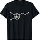 Dopamine Molecule Hiking Camping Science Mountain Adventure T-Shirt - T-Shirt | Black