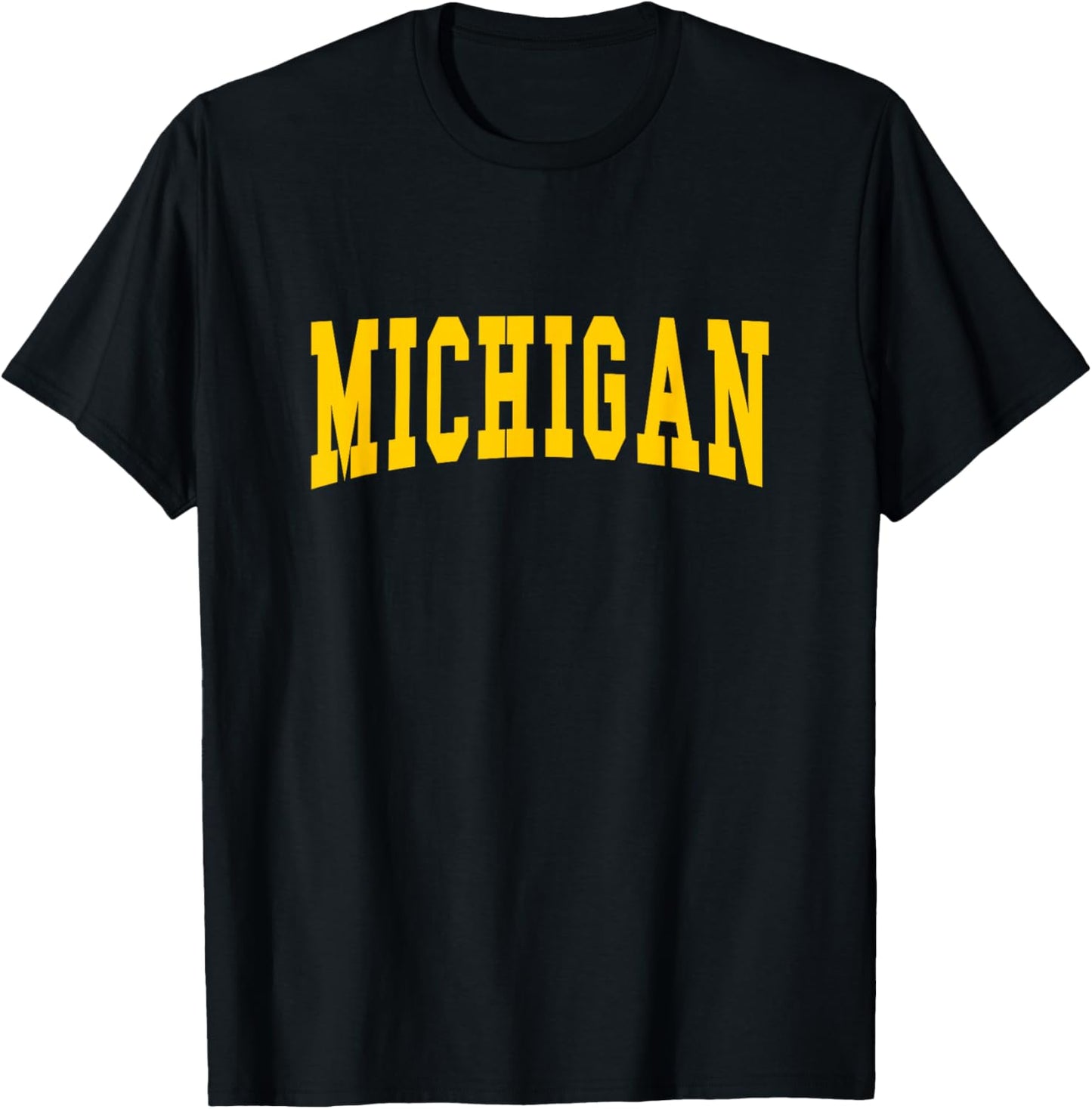 MICHIGAN - Throwback Design - Classic T-Shirt - T-Shirt | Black