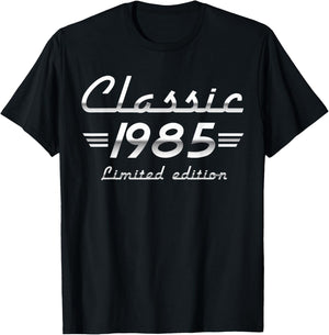 40 Year Old Gifts Classic 1985 Limited Edition 40th Birthday T-Shirt - T-Shirt | Black