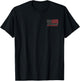 American Flag Distressed Vintage Patriotic 4th of July 1776 T-Shirt - T-Shirt | Black