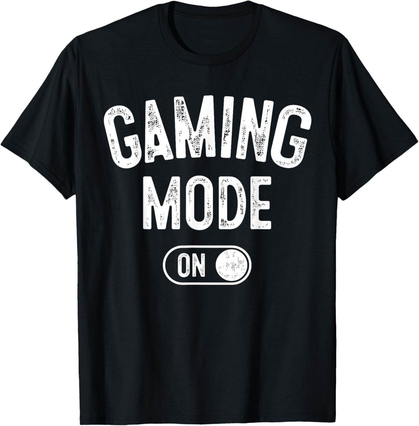 Gaming Mode On Funny Gamer Gift Men Kids Streamer Gaming T-Shirt - T-Shirt | Black