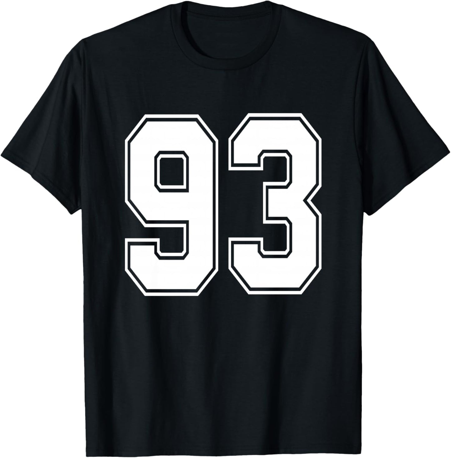 #93 Numéro 93 Sports.Maillot Mon Joueur préféré #93 Haut de Gamme T-Shirt - T-Shirt | Black