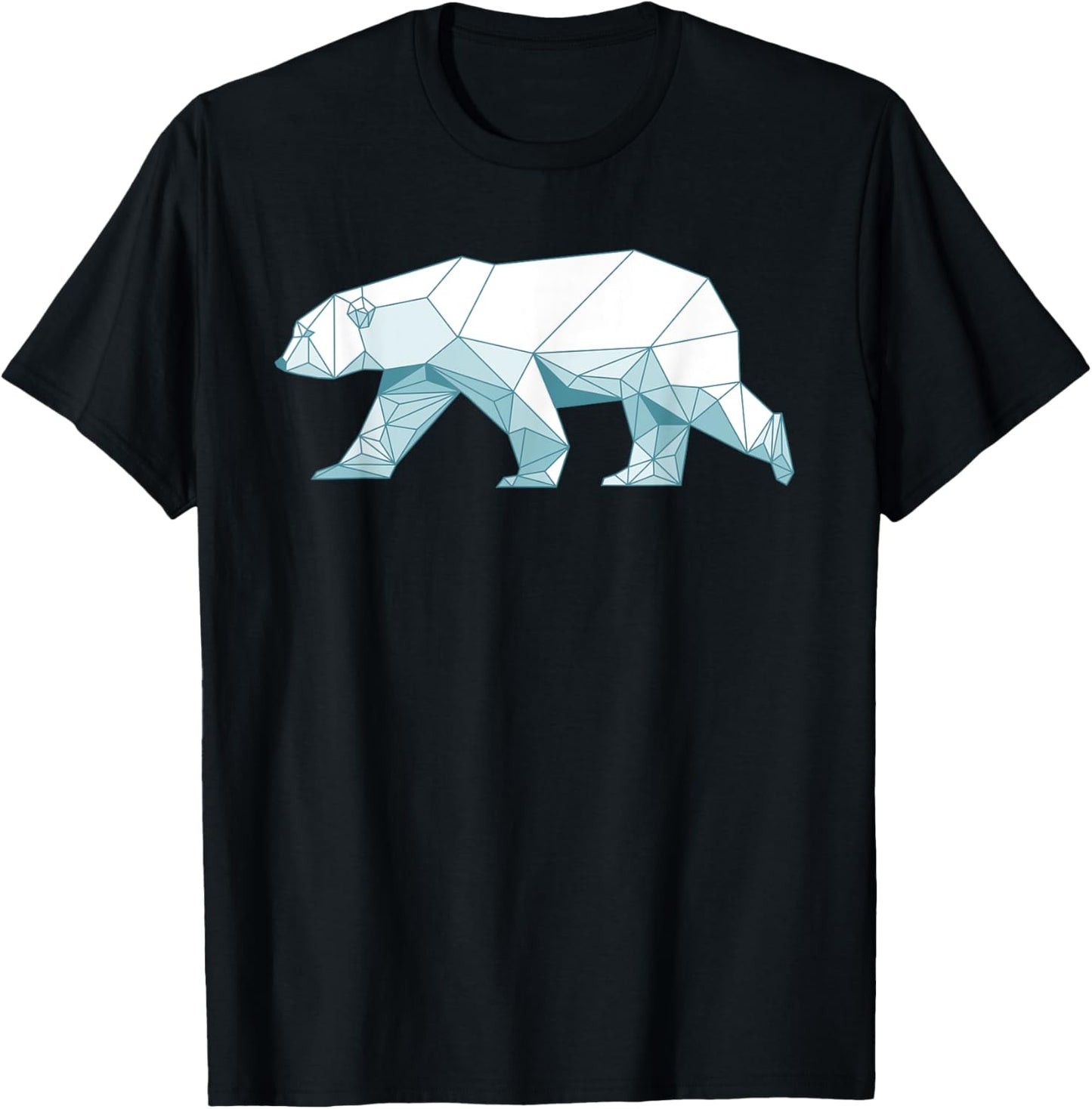 Cool Polar Bear Design Women Arctic Polar Bear Lover T-Shirt - T-Shirt | Black
