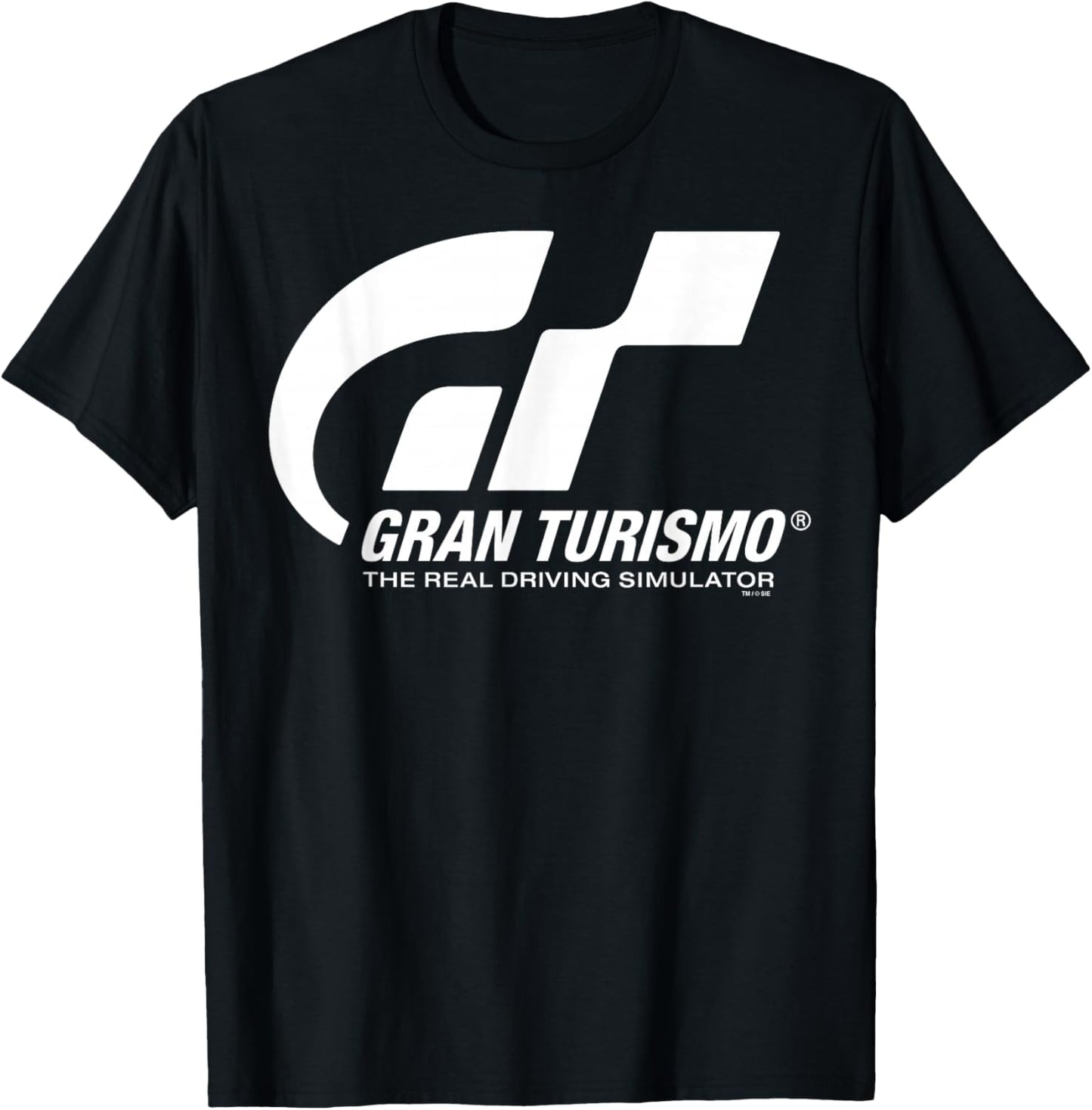 PlayStation Gran Turismo The Real Driving Simulator Grey T-Shirt - T-Shirt | Black