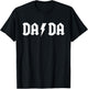 Rock n Roll Dada Birthday Rock Star Matching Family T-Shirt - T-Shirt | Black