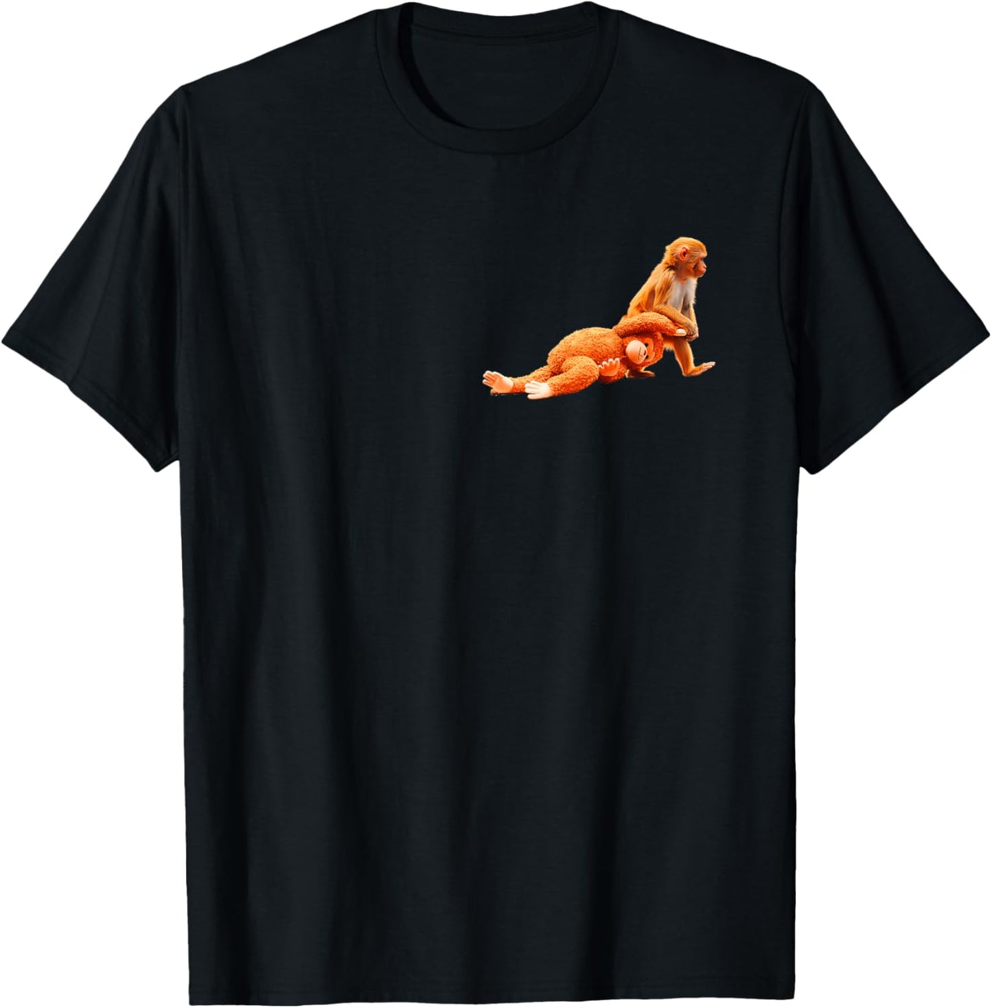 Monkey Punch (2 Side) T-Shirt - T-Shirt | Black