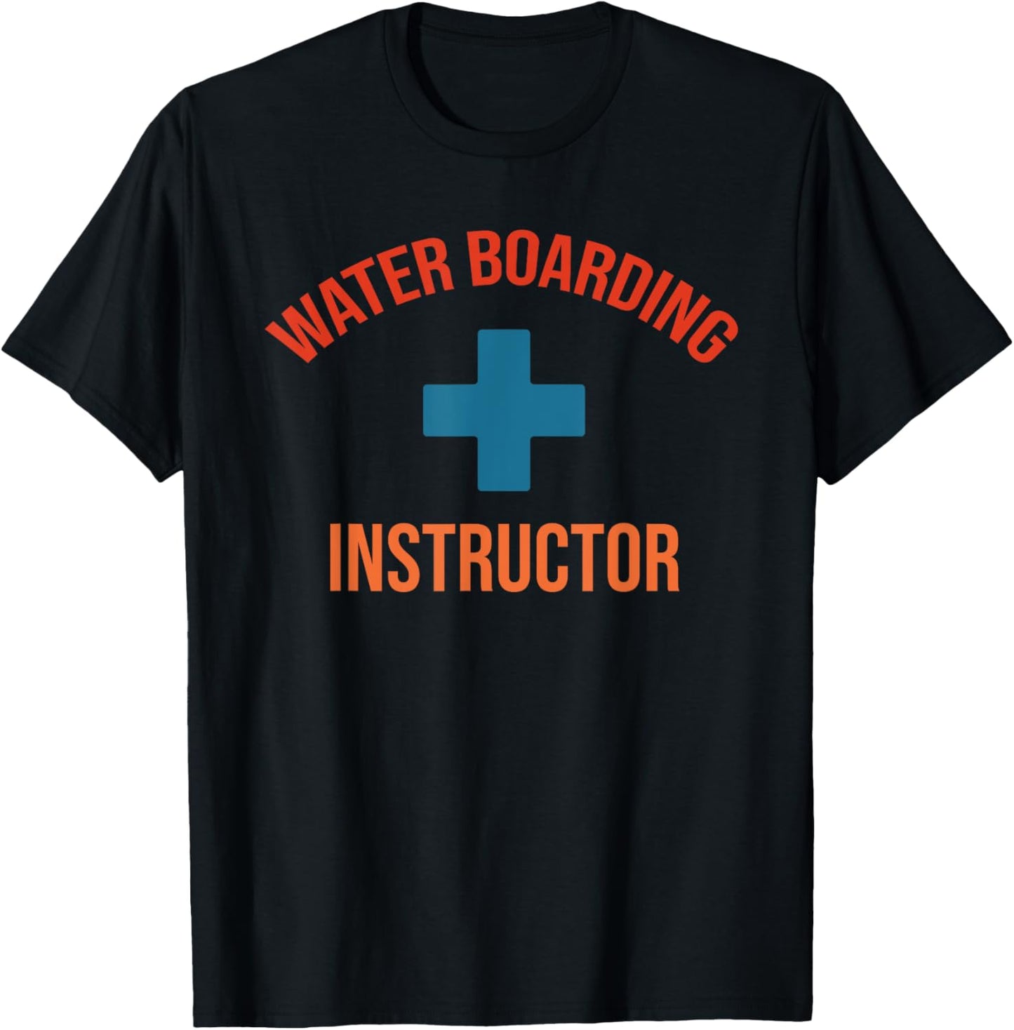 Water Boarding Instructor Vintage Apparel T-Shirt - T-Shirt | Black