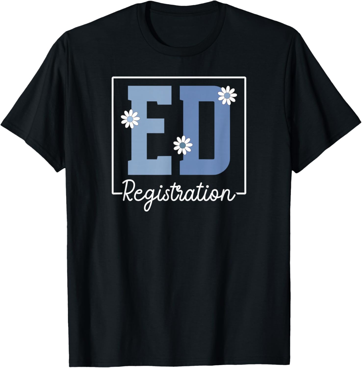 ED Registration Emergency Department Registration T-Shirt - T-Shirt | Black