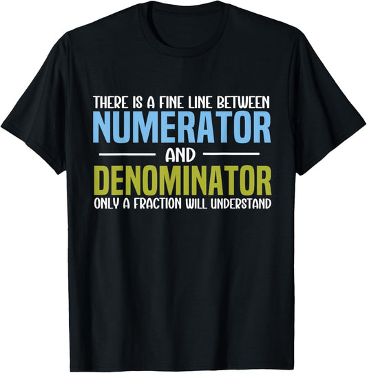 Funny Math Teacher Joke Men Women Fun Best Math Quotes T-Shirt - T-Shirt | Black