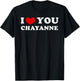 I Love You Chayanne, I Heart Chayanne T-Shirt - T-Shirt | Black