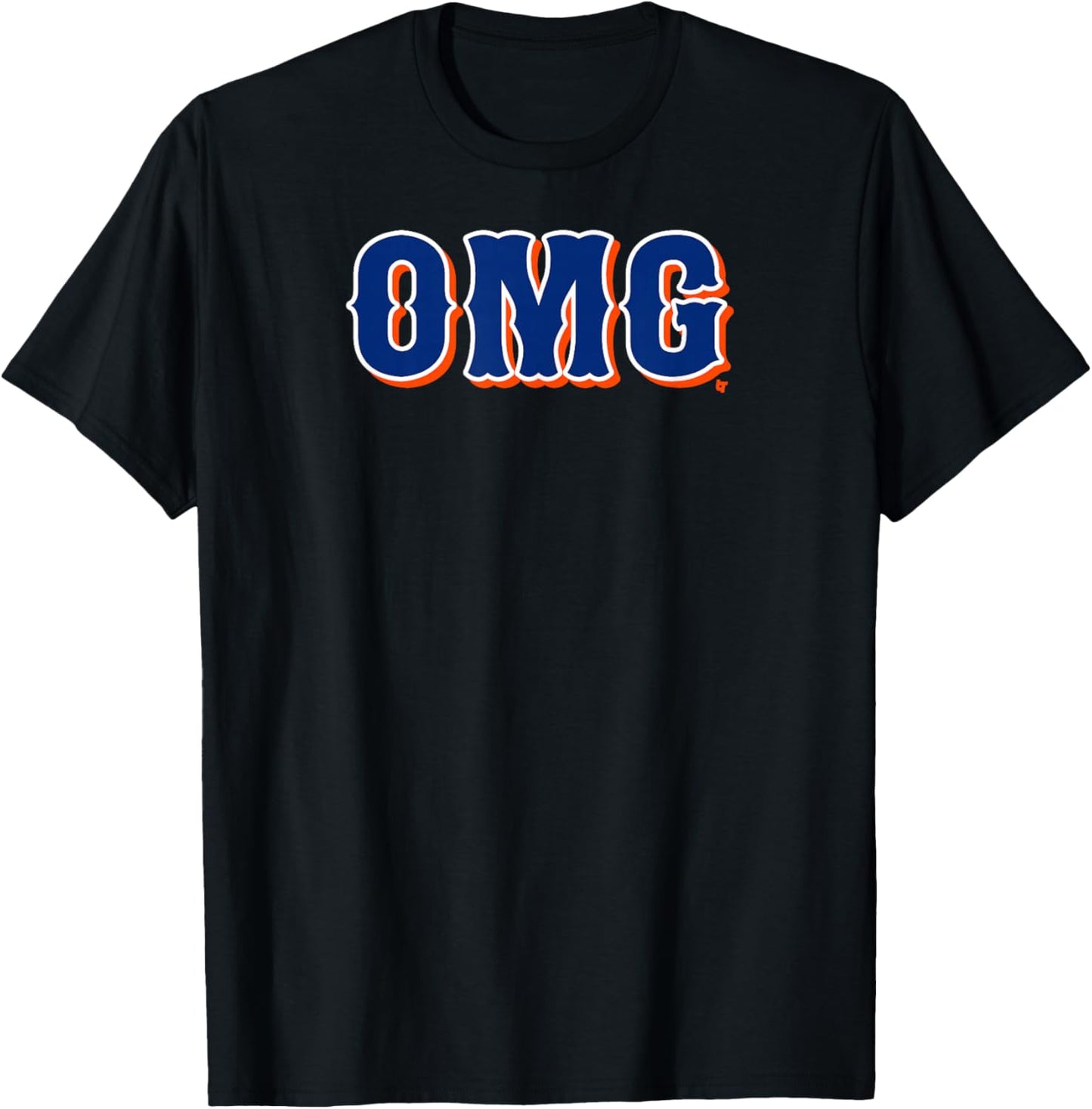 OMG - New York Baseball T-Shirt - T-Shirt | Black