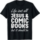Comic Books or Women I Love Comic Books and Jesus T-Shirt - T-Shirt | Black