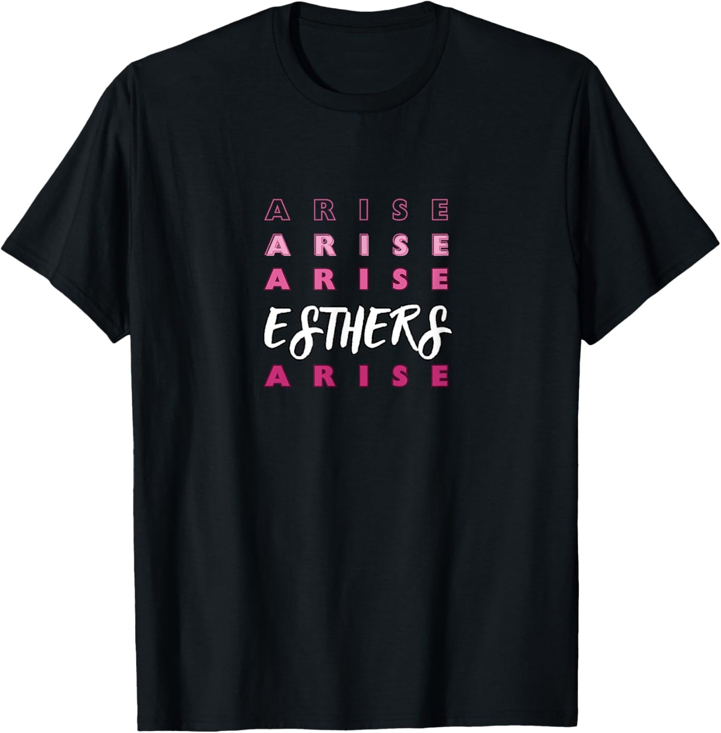 Esthers Arise If I Perish Song Lyrics Jesus Christ Christian T-Shirt - T-Shirt | Black