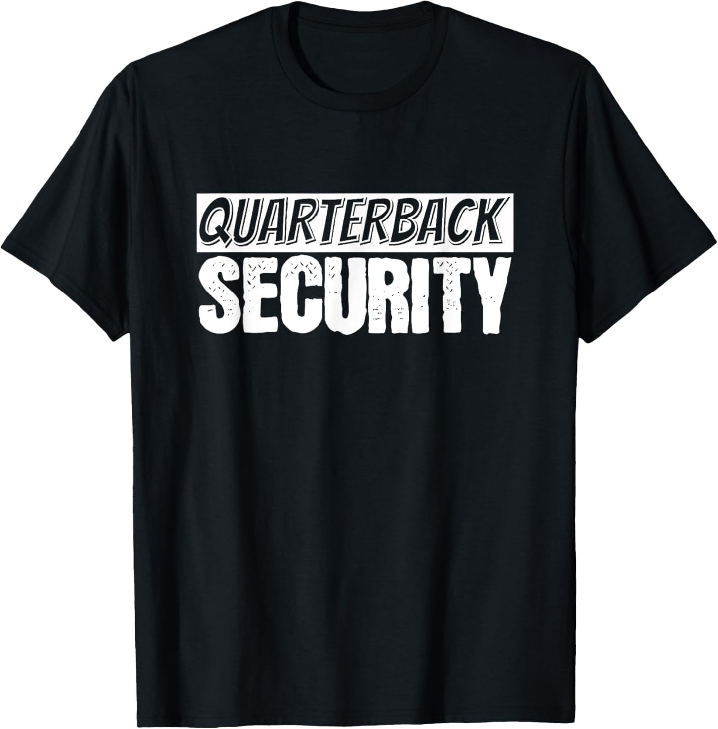 Football Offensive Line Quarterback Protection Lineman T-Shirt - T-Shirt | Black