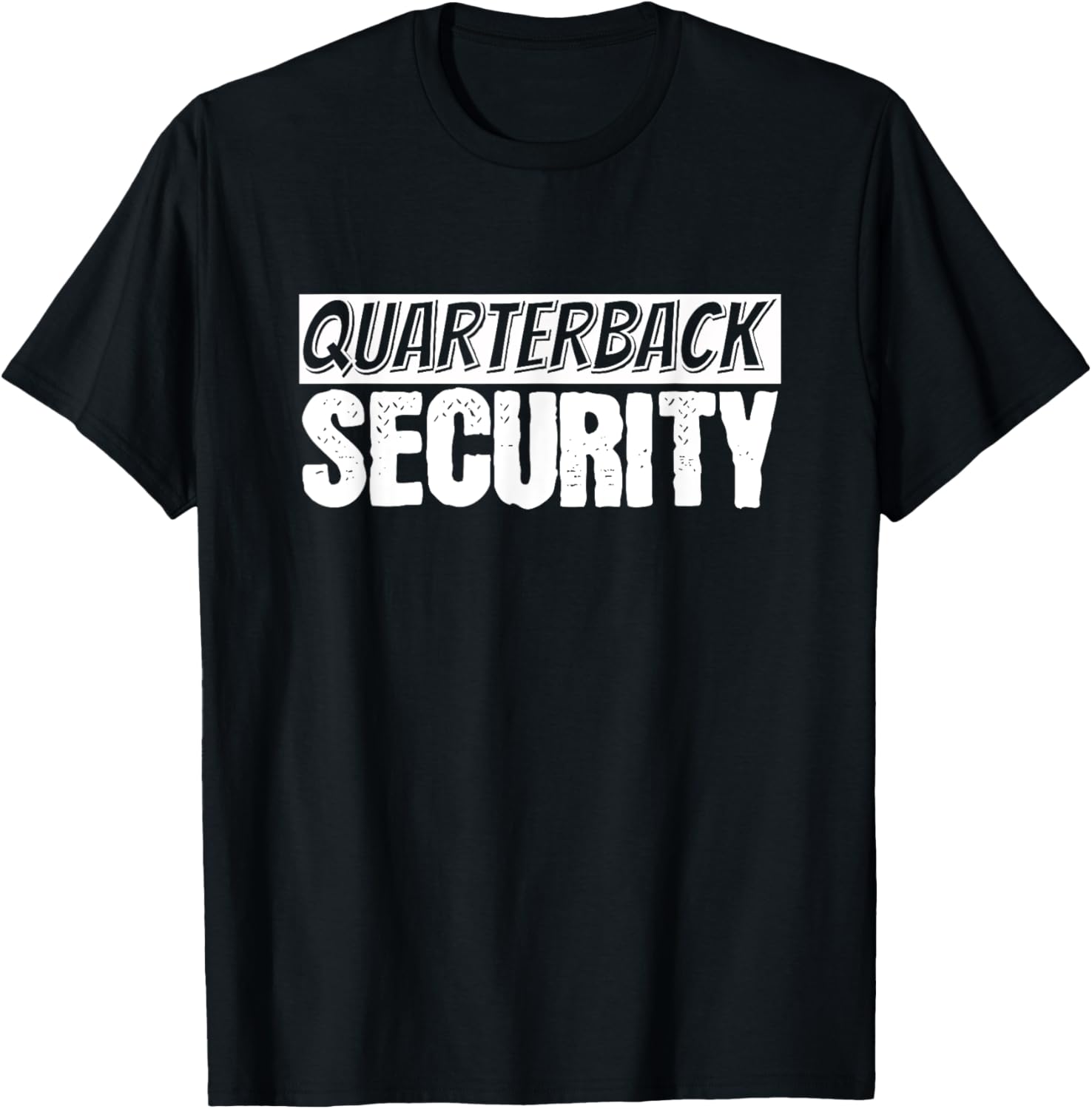 Football Offensive Line Quarterback Protection Lineman T-Shirt - T-Shirt | Black