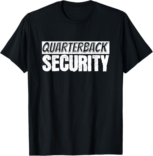 Football Offensive Line Quarterback Protection Lineman T-Shirt - T-Shirt | Black