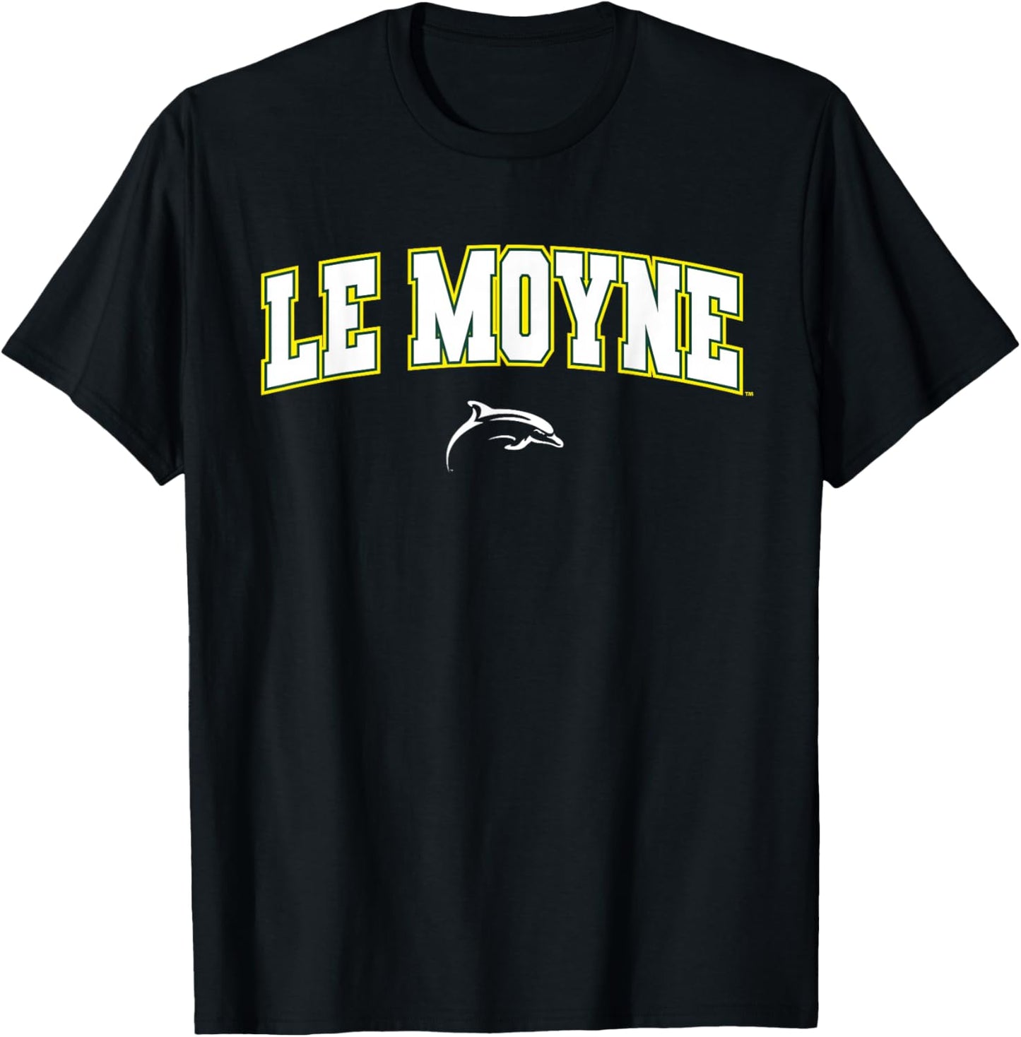 Le Moyne College Dolphins Arch Logo T-Shirt - T-Shirt | Black