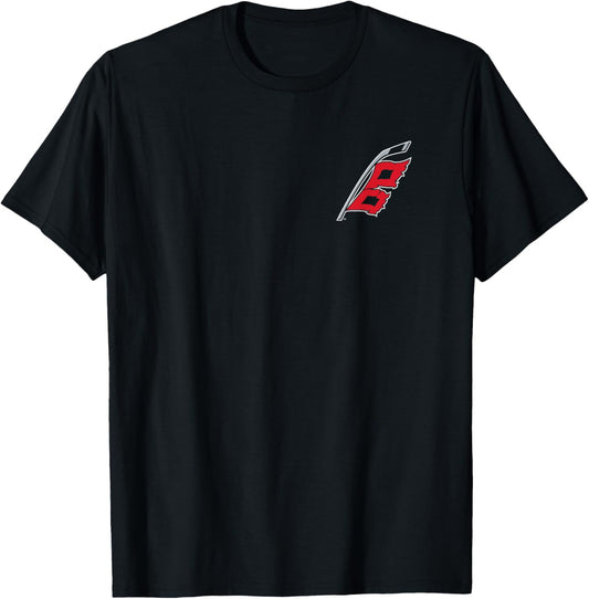 Carolina Hurricanes Front/Back Black NHL Officially Licensed T-Shirt - T-Shirt | Black