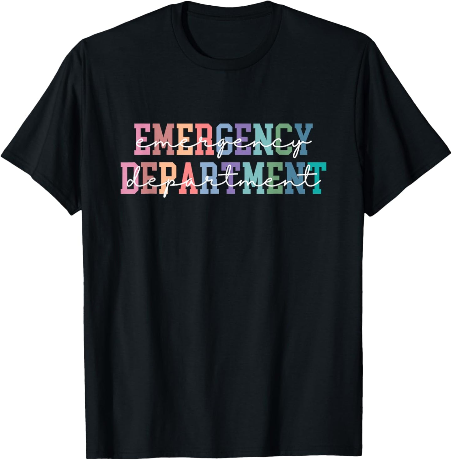 Emergency Department Emergency Room Healthcare Nurse T-Shirt - T-Shirt | Black