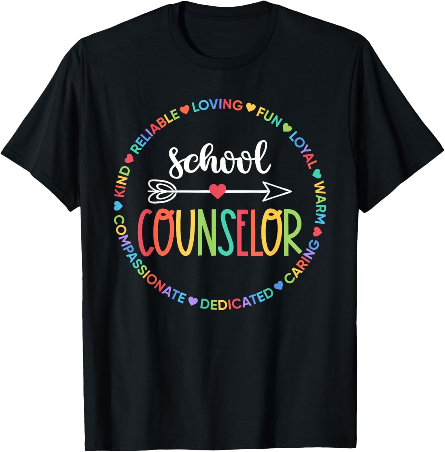 School Counselor Appreciation Gifts Counselor Gift T-Shirt - T-Shirt | Black