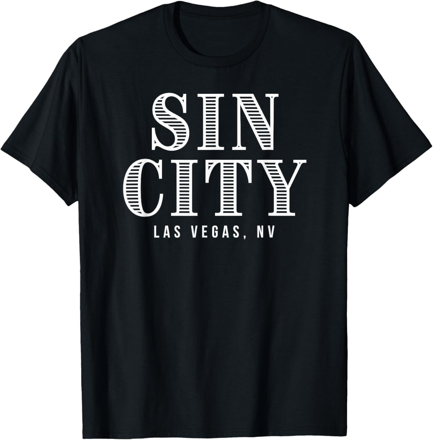 Sin City Las Vegas T-Shirt - T-Shirt | Black