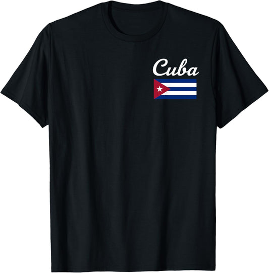 Cuban Flag Cuba Roots Heritage Cuba Pride T-Shirt - T-Shirt | Black