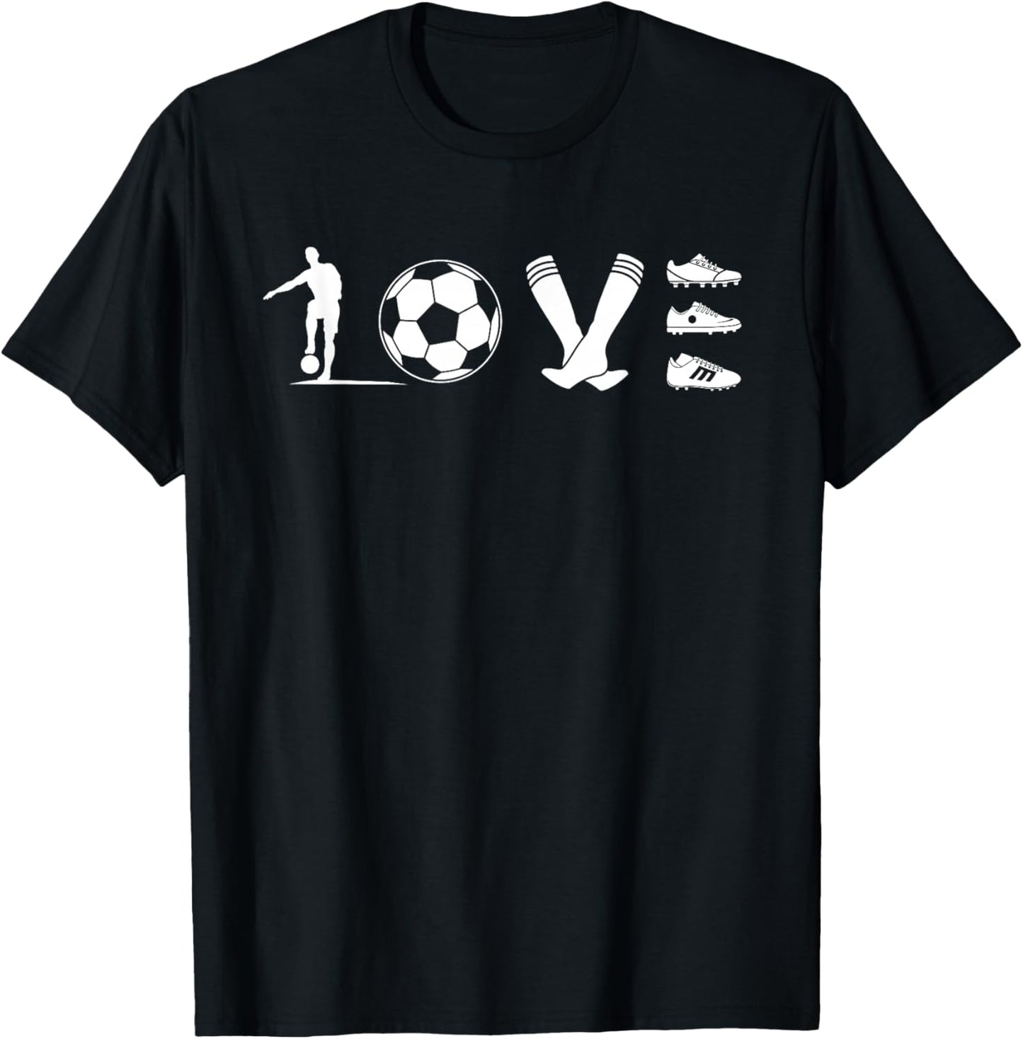 Cool Soccer Art Women Soccer Lovers Soccer Player T-Shirt - T-Shirt | Black