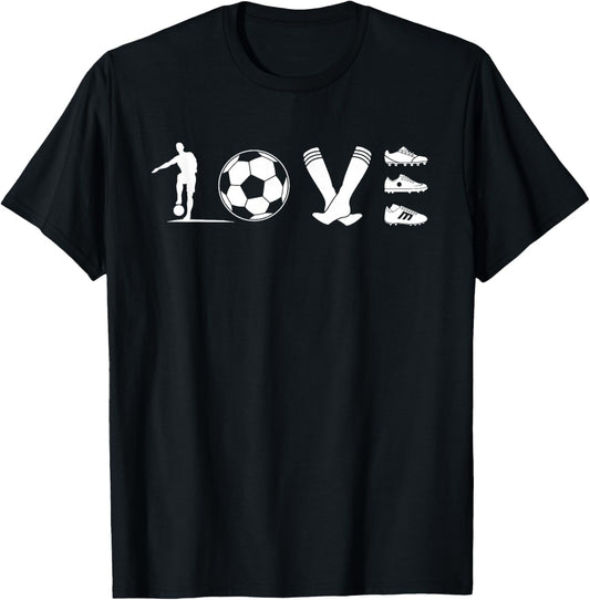 Cool Soccer Art Women Soccer Lovers Soccer Player T-Shirt - T-Shirt | Black
